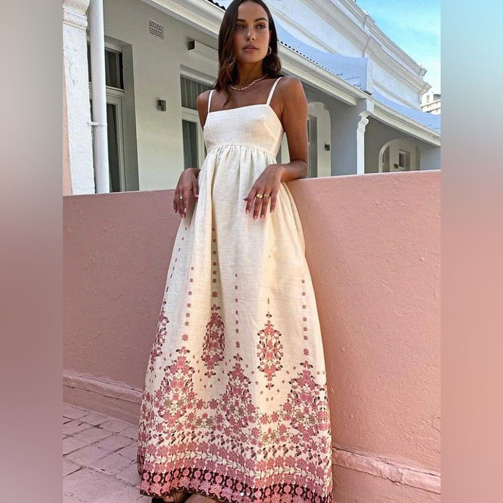 Commense Elegant Printed Maxi Dress